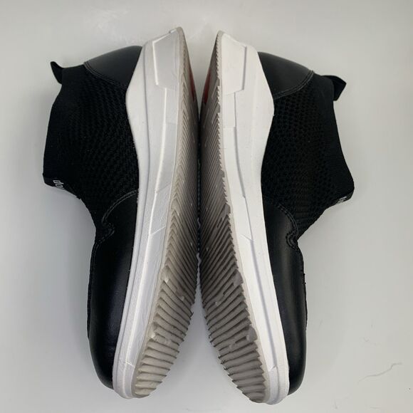 FitFlop Women’s Erin Mesh Slip On Sneakers Black and White Size 10 - Picture 8 of 16